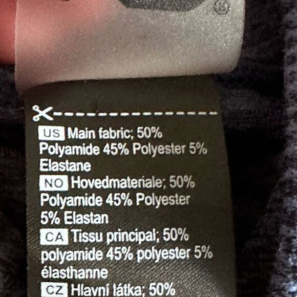 Kari Traa Heathered Blue Mock Neck - Picture 4 of 5